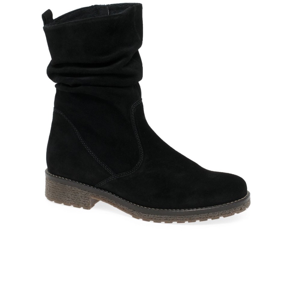 Gabor Daim Noir | Bottines Femme Mya Exclusives